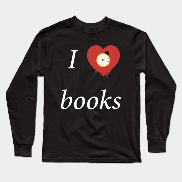 I love books Clockwork orange Long Sleeve T-Shirt by Truenid